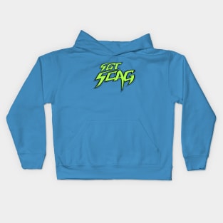 Sgt Scag - Green Logo Kids Hoodie